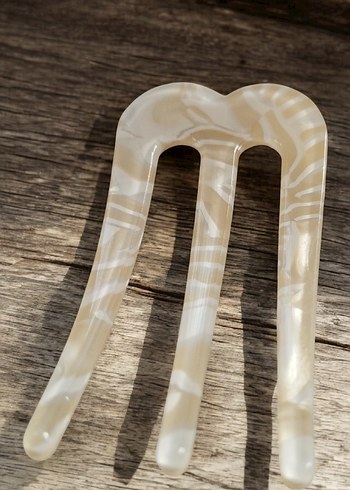 Vintage Akrilik Saç Tokası - Görsel 4