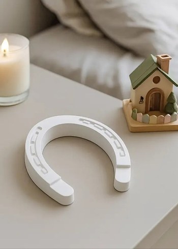 Taş tozu at nalı dekoru - Görsel 3