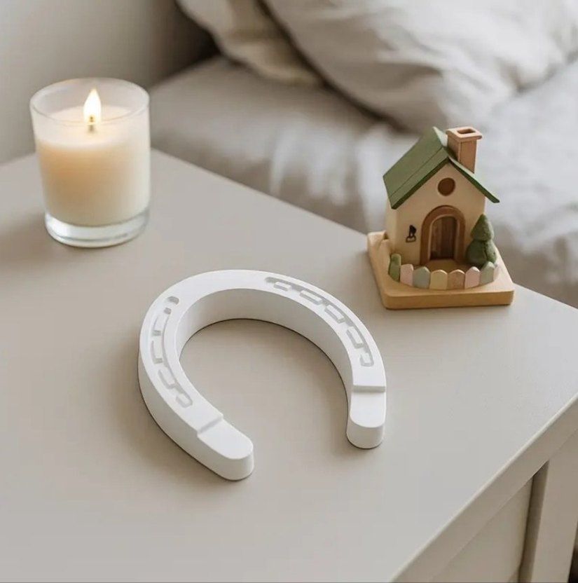 Taş tozu at nalı dekoru - Görsel 3