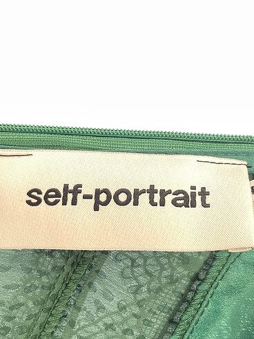 36 Beden yeşil Renk Self Portrait Kısa Elbise p İndirimli.