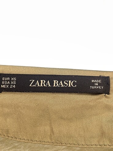 xs Beden haki Renk Zara Uzun Elbise %70 İndirimli.