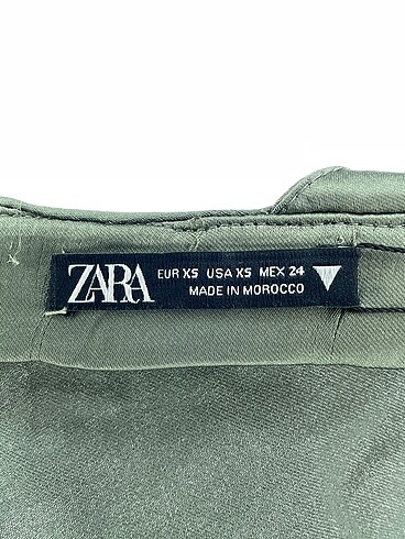 xs Beden yeşil Renk Zara Mini Elbise p İndirimli.