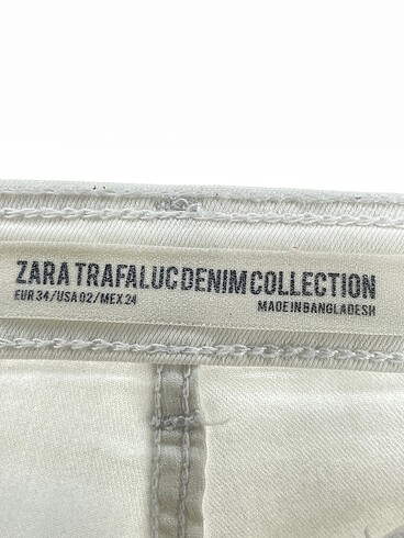 34 Beden beyaz Renk Zara Jean / Kot p İndirimli.