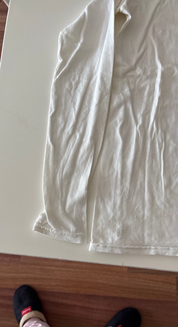 Beyaz bogazlı  Uzun Kollu S beden - Görsel 2