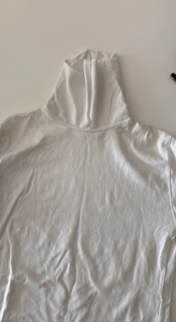 Beyaz bogazlı  Uzun Kollu S beden - Görsel 3