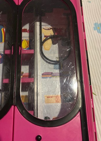 Çocuklar için Pembe Oyuncak Gardırop Seti - Görsel 5