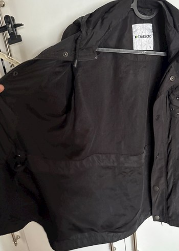 Kadın Siyah Midi Kemerli Street Wear  yağmurluk - Görsel 3