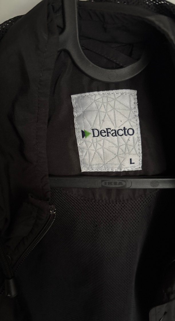 Kadın Siyah Midi Kemerli Street Wear  yağmurluk - Görsel 2