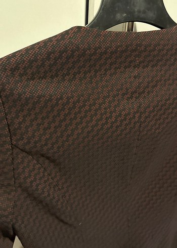 Kahverengi Düğmeli Kadın Blazer Ceket - Görsel 8