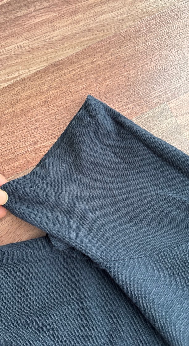 Sarı Detaylı Siyah Erkek Polo Tişört - Görsel 4