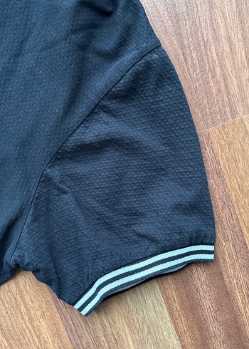 Erkek Siyah Kısa Kollu Polo Tişört - Görsel 4