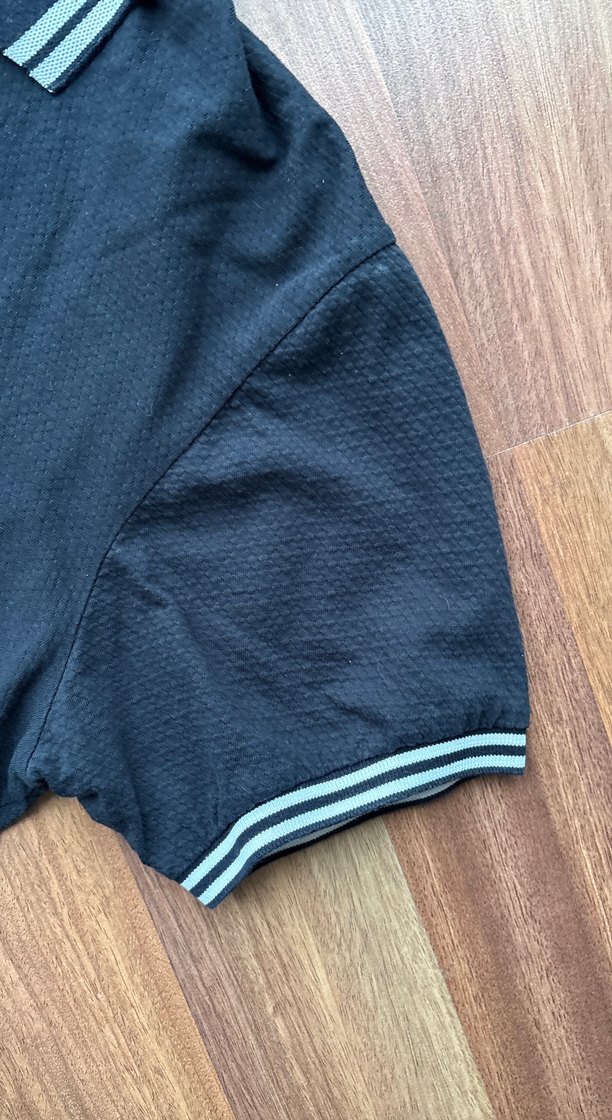 Erkek Siyah Kısa Kollu Polo Tişört - Görsel 4