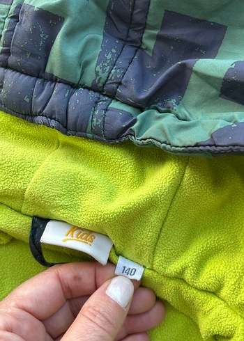 Erkek Çocuk mont Desenli Fermuarlı Mont - Görsel 8