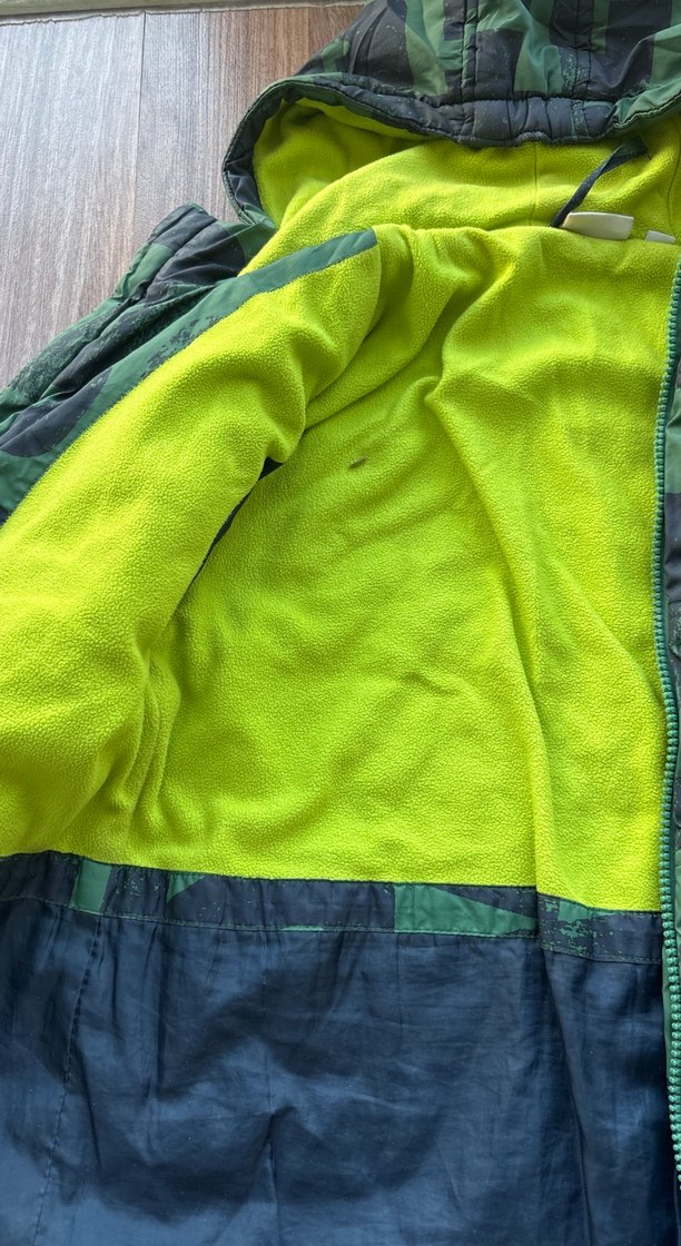 Erkek Çocuk mont Desenli Fermuarlı Mont - Görsel 5