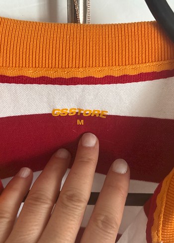 Bordo Çizgili Düğmeli Polo Yaka Tişört - Görsel 3