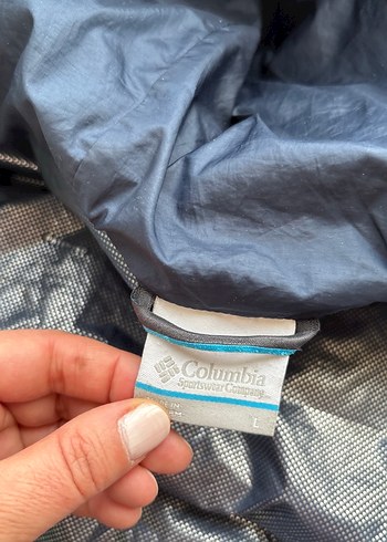 Columbia Fermuarlı Gri Erkek Mont - Görsel 9