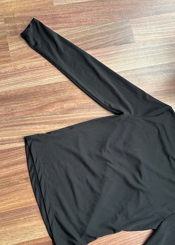 Siyah Drapeli Kadın Bluz - Görsel 7