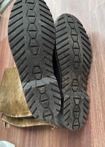 Kahverengi Kadın Dolgu Topuklu Diz Boyu Bot - Görsel 6