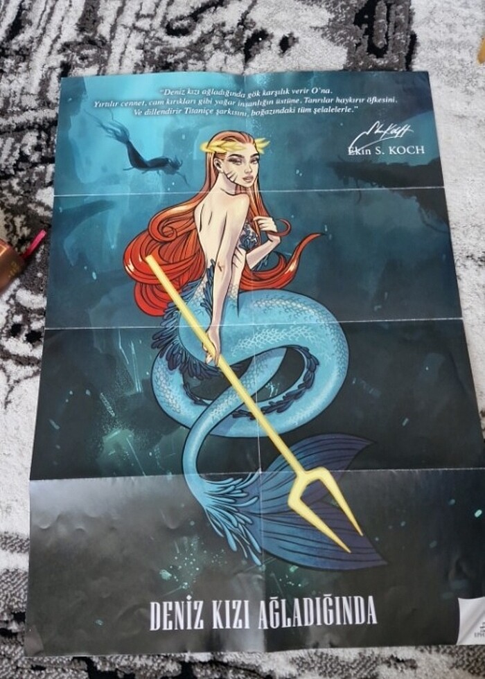 İmzalı kutu seti deniz kızı ağladığında ekin koch - Görsel 5