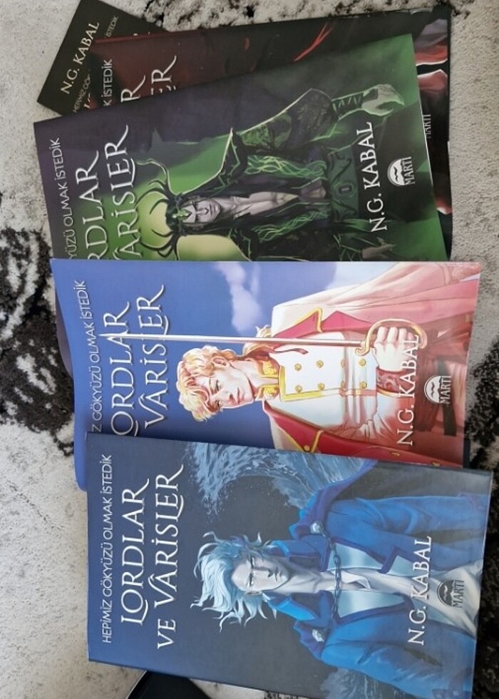 İmzali kutu seti lordlar ve varisler n.g. kabal - Görsel 5