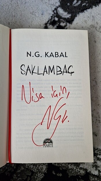 İmzalı saklambaç N.G. kabal