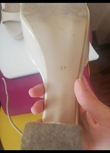 Diğer Bej dolgu topuklu ayakkabı