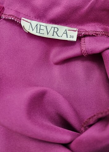 36 Beden pembe Renk Mevra Fuşya Abiye Tesettür Elbise