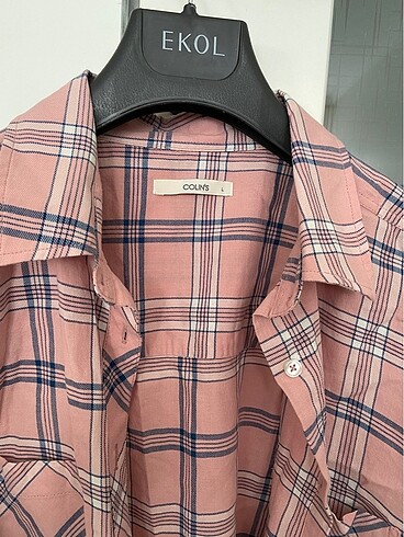Colin's Pembe kareli gömlek