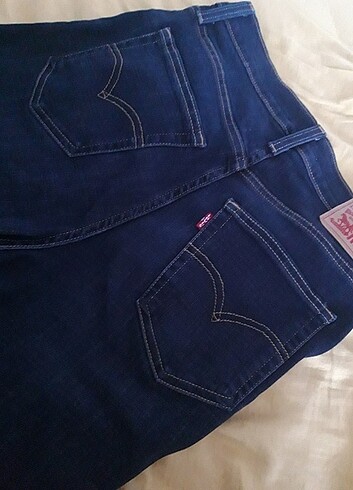28 Beden Levis 724 Yüksek Bel Kot Pantolon