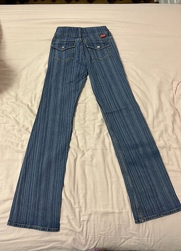 H&M Vintage Düşük Bel İspanyol Paça Pantolon