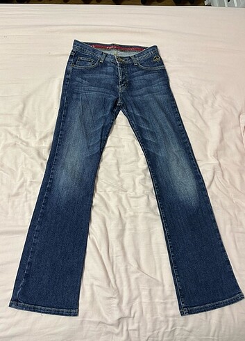 Düşük bel vintage jean