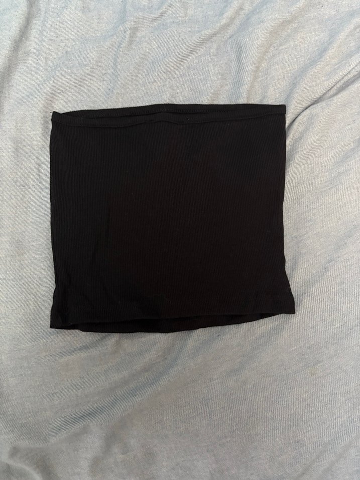 Rolling Stones 70ler Tarz Straplez Crop - Görsel 2