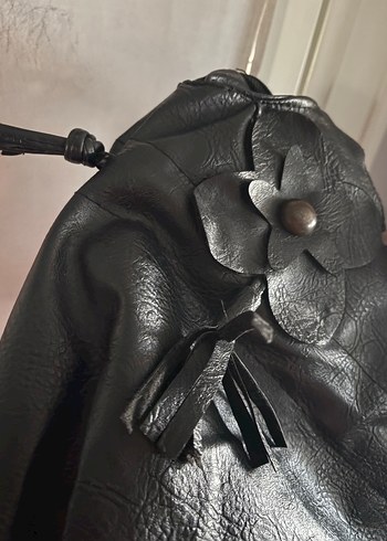 Vintage Siyah Çanta - Görsel 4