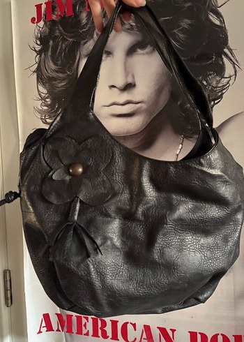 Vintage Siyah Çanta - Görsel 3