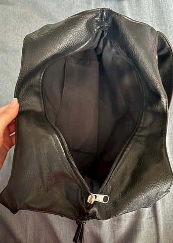 Vintage Siyah Çanta - Görsel 5