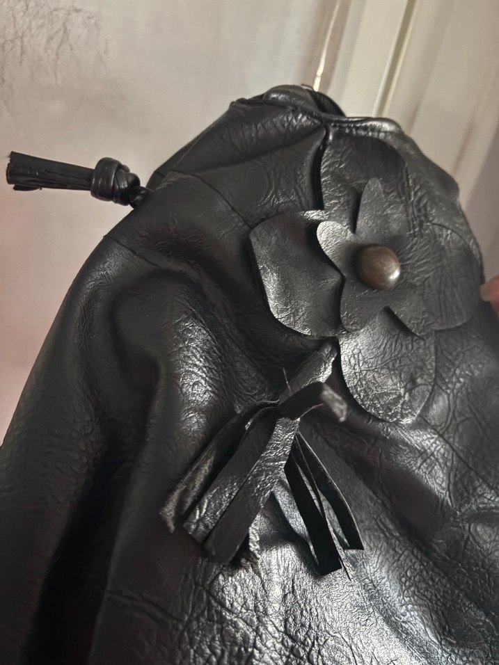 Vintage Siyah Çanta - Görsel 4