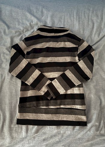 Y2K Çizgili Kazak - Görsel 2