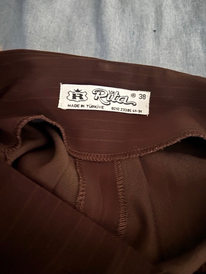 Vintage Kumaş Pantolon - Görsel 3