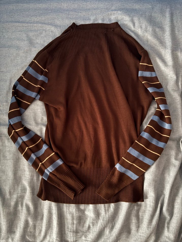 Vintage Desenli Kazak - Görsel 2