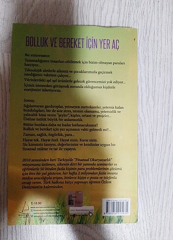 BOLLUK VE BEREKET İÇİN YER AÇ