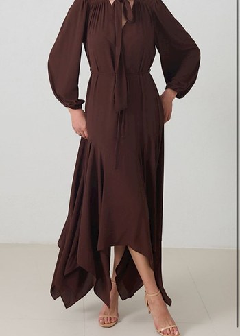 SETRE ŞİFON ELBISE - Görsel 4