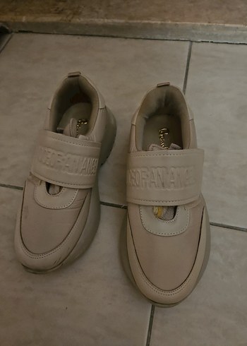 Bambi Marka Bej Kadın Platform Spor Ayakkabı - Görsel 10