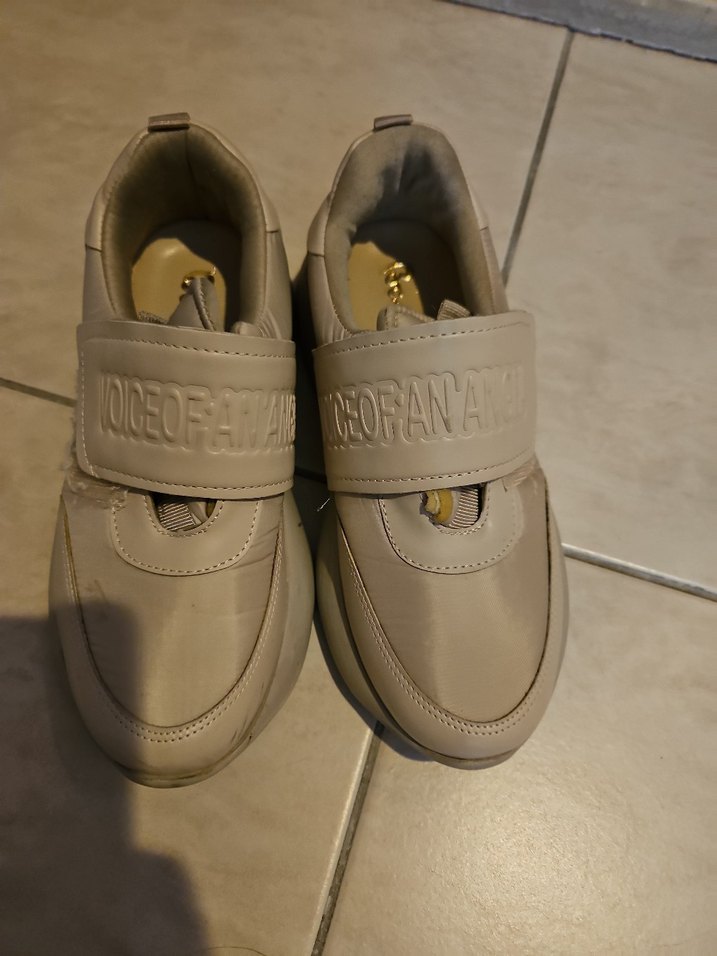 Bambi Marka Bej Kadın Platform Spor Ayakkabı - Görsel 2