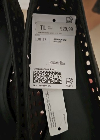 H&M H&M Siyah Kadın Günlük Babet