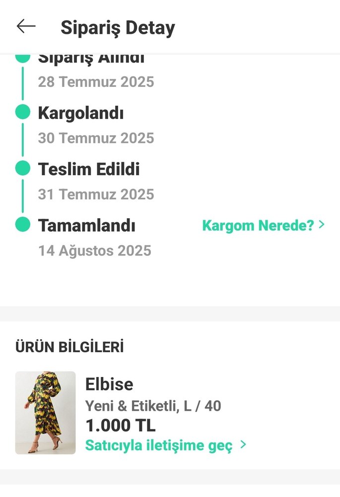 Setre  Desenli Uzun Elbise - Görsel 4