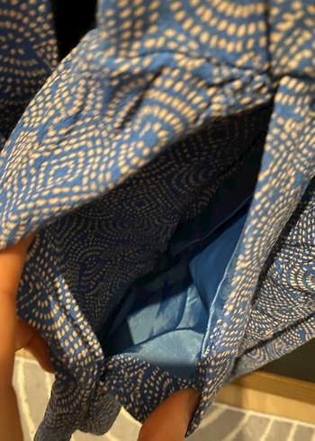 Bohem Gri Midi Kadın Kimono - Görsel 5