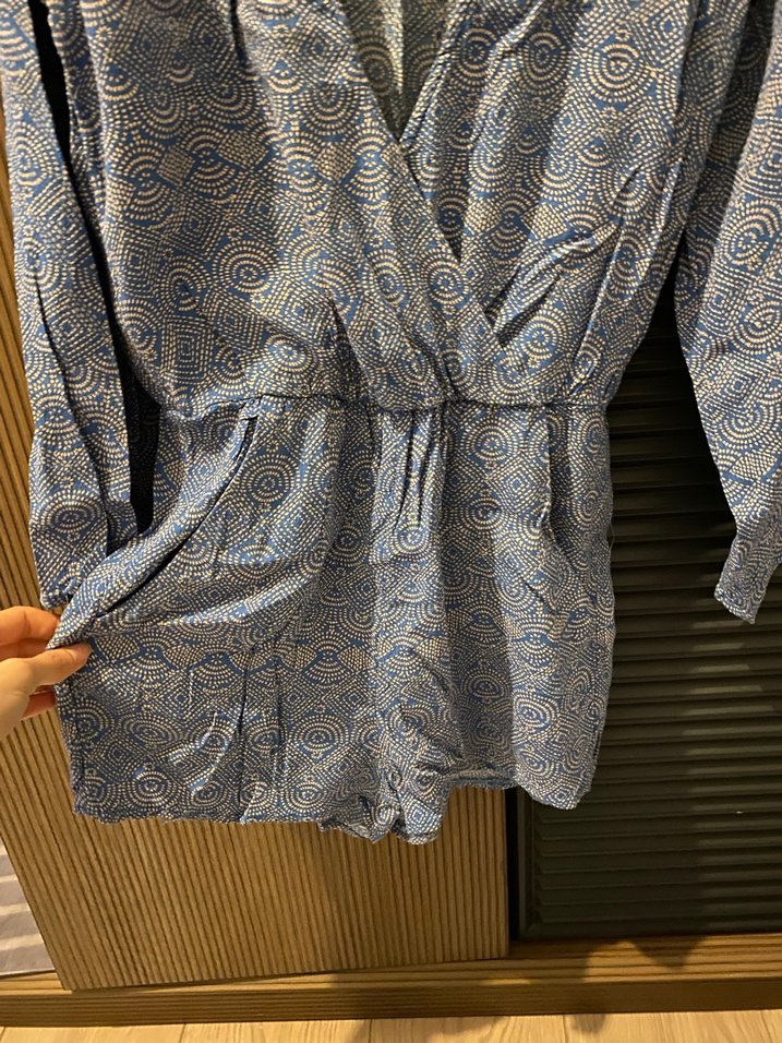 Bohem Gri Midi Kadın Kimono - Görsel 2