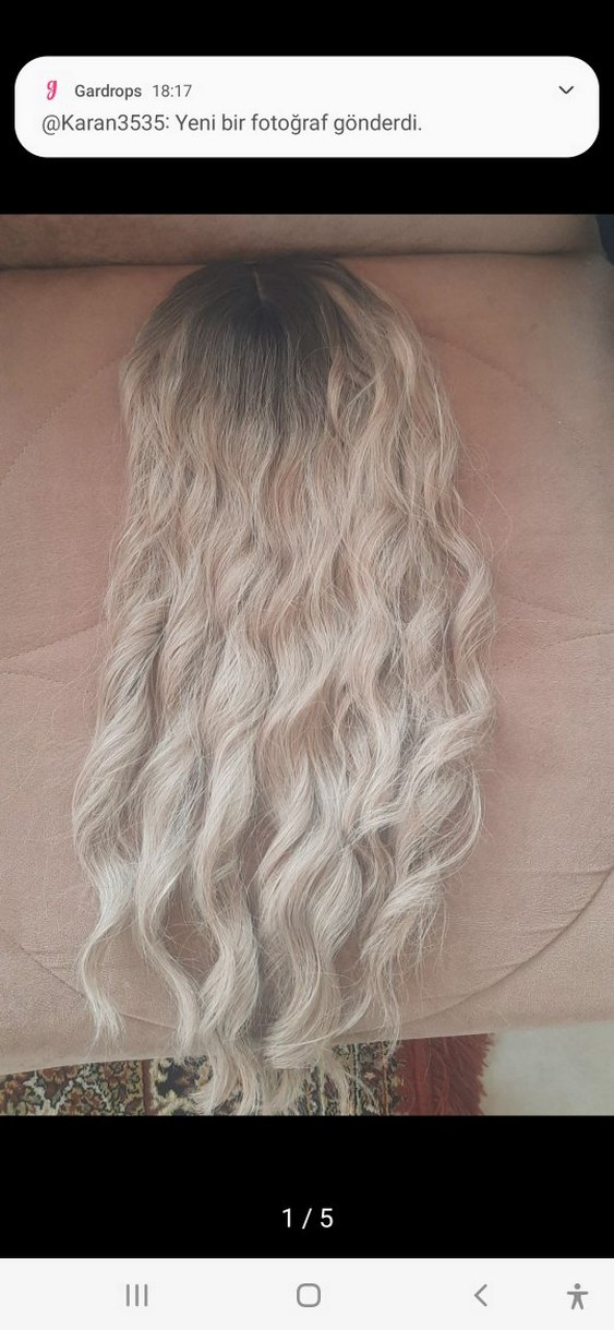 Bej ve Gri Bohem Tarzı Kadın Saç Aksesuarı - Görsel 2