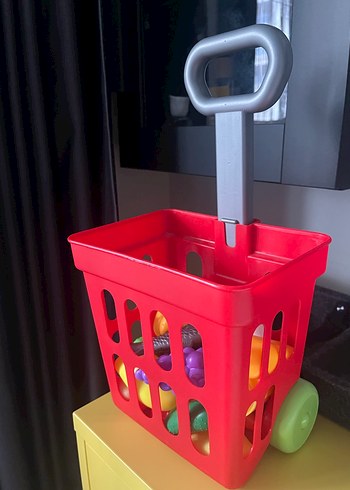 Bebek çocuk Renkli Oyuncak Sebze ve Meyve Sepeti - Görsel 4