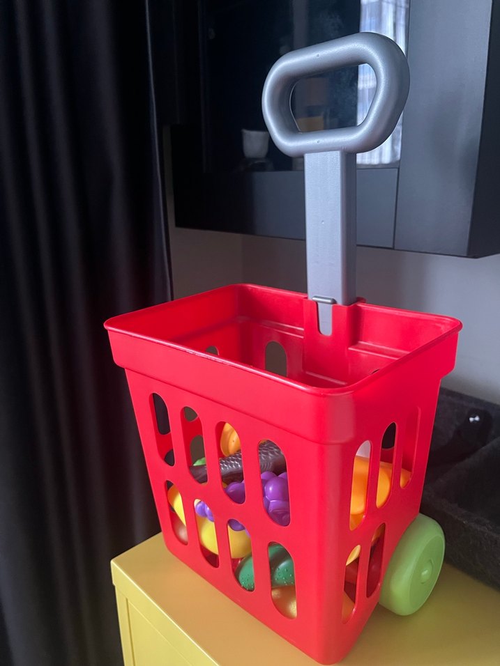 Bebek çocuk Renkli Oyuncak Sebze ve Meyve Sepeti - Görsel 4